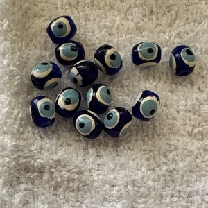 Blue Evil Eye Beads